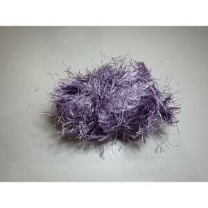 1 Skein Of Lion BRAND Fun Fur Yarn In A Purple Color